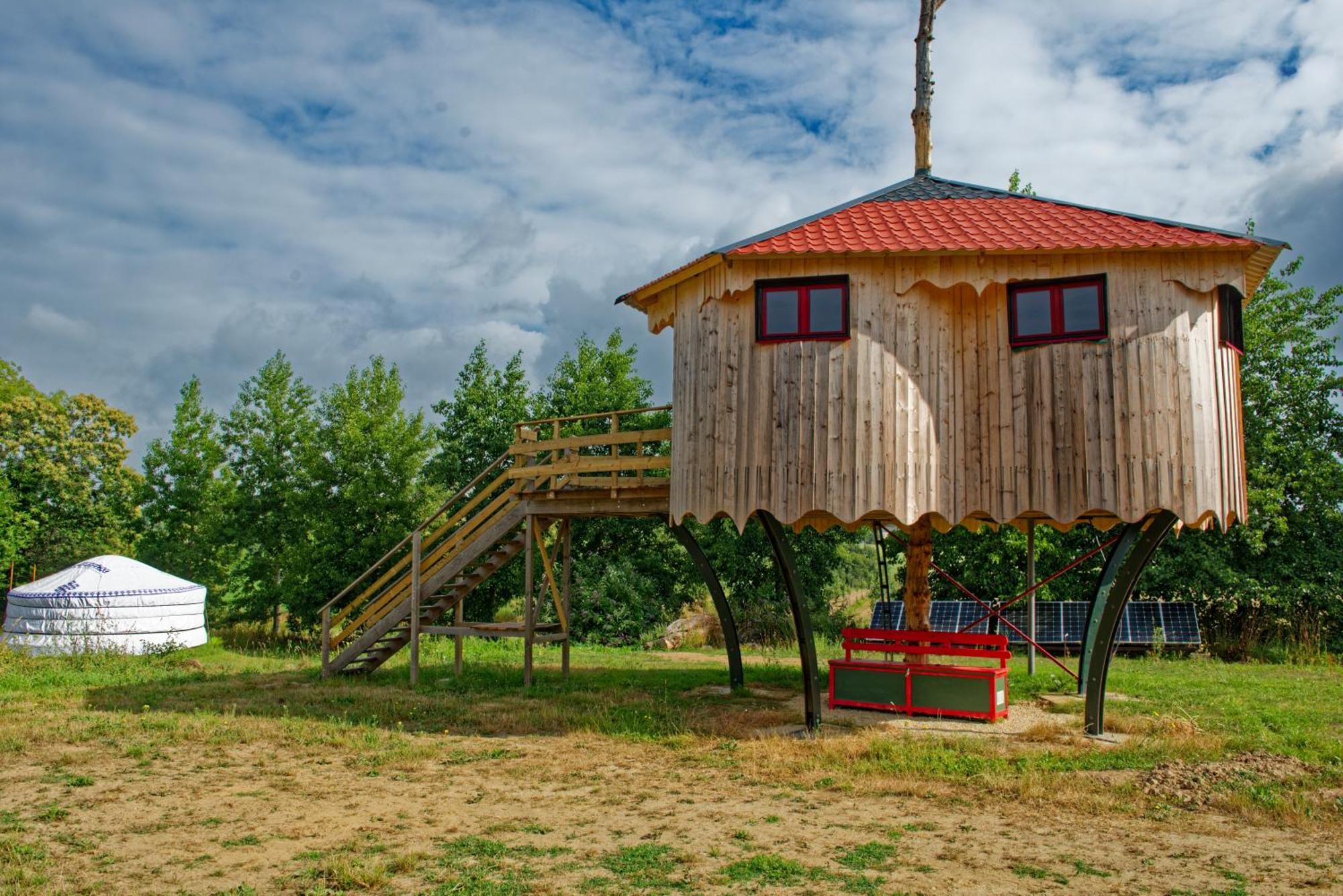 Yourte Roulotte Et Gite De La Laita Clohars-Carnoët Buitenkant foto