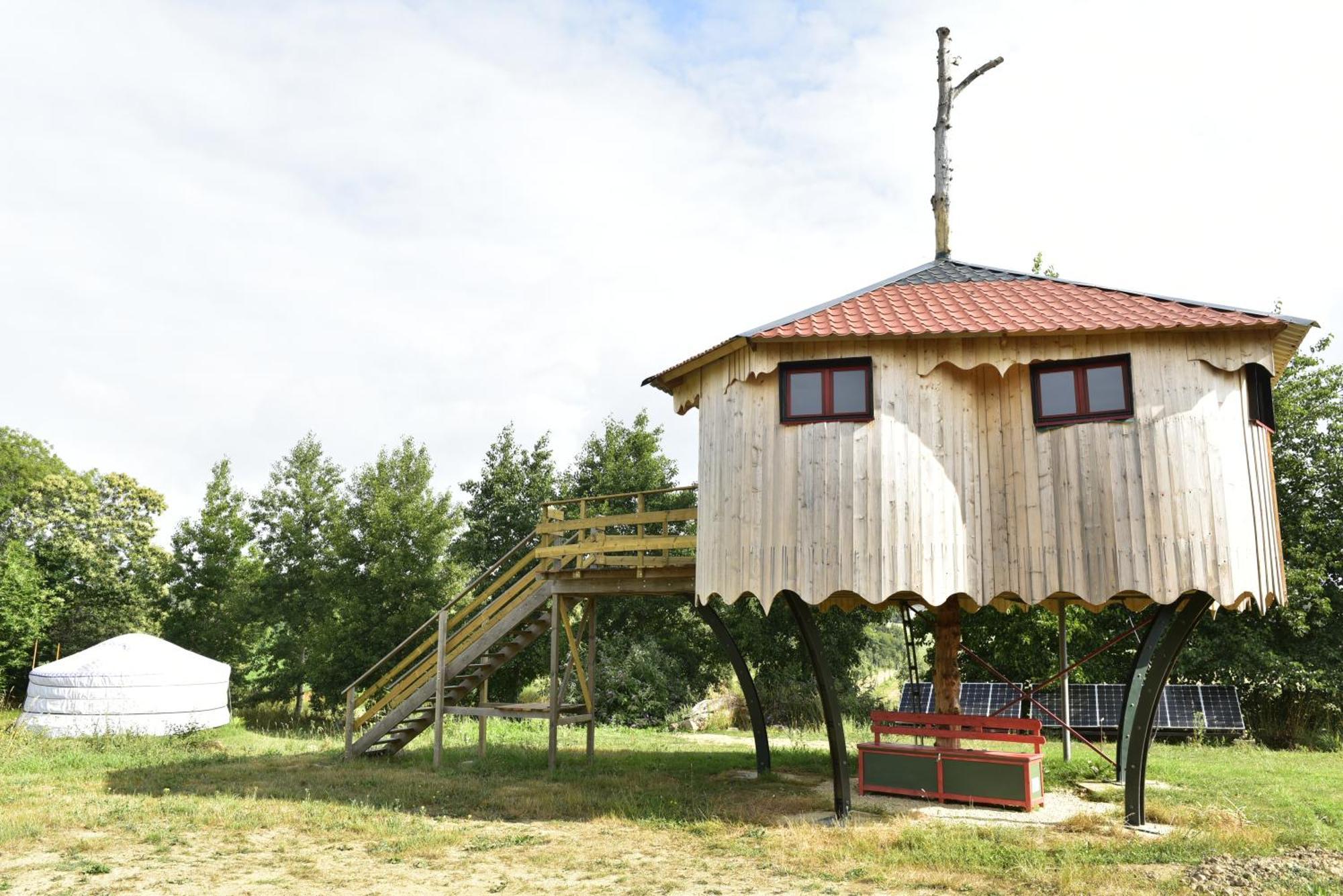 Yourte Roulotte Et Gite De La Laita Clohars-Carnoët Buitenkant foto